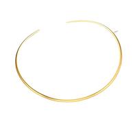 Collier Ras du Cou en Acier Inoxydable pour Les Femmes, Couples de Manchette à col Ouvert, Collier Minimaliste Cadeau de fête d’Anniversaire