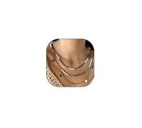 Collier ras du cou en perles de riz colorées pour femme, collier plastron géométrique vintage bohème, accessoires de bijoux personnalisés, cadeau, Large, Acier allié, Pas de gemme