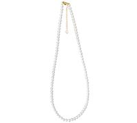Collier ras du cou en perles plaqué or 22 carats pour femme, 40 cm avec rallonge de 5 cm, cadeau parfait