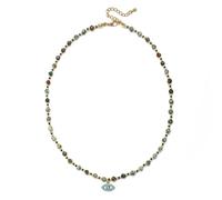 Collier ras du cou en perles pour femme - Petit et mignon - Accessoires tendance pour un usage quotidien, adjustable, Zircone cubique