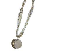 Collier ras du cou ethnique fait à la main avec pendentif en forme de paon pour femme