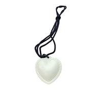 Collier ras du cou gothique avec pendentif en forme de cœur avec corde noire pour femme - Chaîne réglable élégante - Design simple - Bijoux d'amour pour femme, taille unique, Comme décrit, Comme