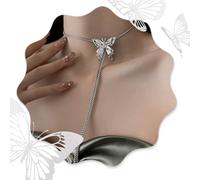 Collier Ras Du Cou Papillon En Bijoux Chaîne Pendentif Papillon Pour Femmes Filles Cadeaux