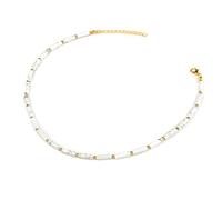Collier Ras Du Cou Perlé Pour Femmes Minuscules Colliers En Pierre À La Main Vacances Fête Chaîne Bijoux Cadeau Cou Accessoire,6 Howlite