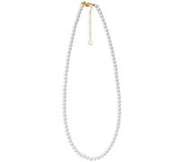 Collier ras du cou plaqué or 22 carats pour femme, 40 cm avec rallonge de 5 cm, cadeau élégant, perle, sans pierre précieuse