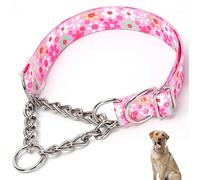Collier ras du cou pour chiens de grande taille, collier martingale pour chiens, collier antidérapant pour chiens, collier de dressage très résistant, anti-traction, anti-fuite, pour animaux de