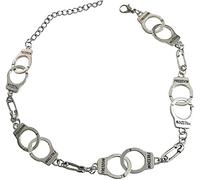 Collier ras du cou punk avec menottes pour homme et femme