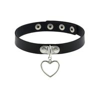 Collier Ras-du-cou Punk Spike Choker Necklaces Punk Faux Leather Collar For Women Men Cool Big Rivets Studded Chocker Necklace Goth Style Accessori pour un usage quotidien(Antique Copper Plated)