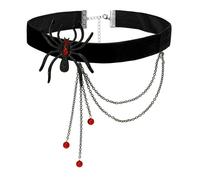 Collier ras du cou - WIDMANN - Araignée - Diamants rouges - Multicolore - Mixte