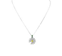 Collier Rasdecou Margu-erite,Vintage Colli-er Pendentif Marguerite,Or Colli-er Fleur Marguerite,Coll-ier Marguerite pour Femme,Bohème Tournesol Cadeaux pour Un merveilleux cadeau pour les fans de GD