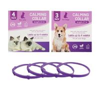 Collier réconfortant réglable pour chat Phéromones Détente | Phéromones pour soulager le stress et la tension du chien, frange forte, tonnerre, voyage, calme, séparation, aboiement