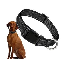 Collier réfléchissant pour Animaux de Compagnie, Collier réglable pour Chiot | Collier de Chat réglable | Confortable Respirable d'animal familier en Nylon pour Les Chiens Moyens