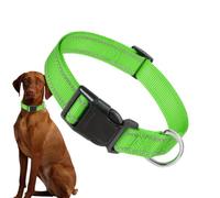 Collier réfléchissant pour Animaux de Compagnie, Collier réglable pour | Chiot | Collier pour Animaux de Compagnie en Nylon Respirant | réglable Confortable Respirable d'animal familier en Nylon