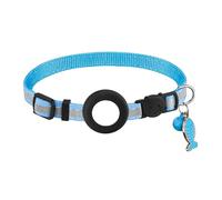 Collier réfléchissant pour chats avec support de suivi et détachement pour animal domestique et fournitures réglables pour chiens