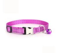 Collier réfléchissant pour chien avec clochettes et clochettes - Violet - XS - XS - XXS - XS - XXS