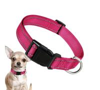 Collier réfléchissant pour chien | Collier de sécurité réglable | Collier confortable en nylon respirant pour chat et chien de taille moyenne