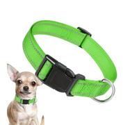 Collier réfléchissant pour chien | Collier de sécurité réglable | Collier confortable en nylon respirant pour chat et chien de taille moyenne