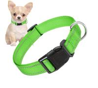 Collier réfléchissant pour Chien, Collier réfléchissant pour Animaux de Compagnie - Collier pour Chien à Boucle en Nylon | réglable Confortable Respirable d'animal familier en NY