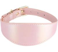 Collier réglable Collier for Chien en Cuir PU réfléchissant Multicolore Plusieurs Tailles(Pink,S)