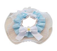 Collier réglable en dentelle pour chaton avec petite fleur - Accessoires pour animaux domestiques - Bavoir pour baver - Couverture de la Bible pour filles