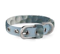 Collier réglable en forme de balle de golf doux et confortable avec boucle en métal pour animal domestique de petite et moyenne taille