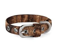 Collier réglable en forme de souche de chêne pour chiens et chats de petite et moyenne taille