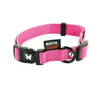 Collier réglable nylon pour chien Martin Sellier 20-40/55 Rose M