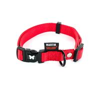 Collier réglable nylon pour chien Martin Sellier 40-50/70 Rouge XL