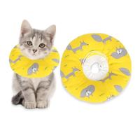 Collier réglable pour chat, doux et confortable, respirant Collier de récupération empêche les chats de lécher et de mourir après la chirurgie, S