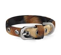 Collier réglable pour chien berger allemand doux et confortable avec boucle en métal pour animal domestique de petite et moyenne taille