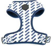 Collier réglable pour Chien de Compagnie, Doux, Mignon, créatif, Motif ondulé coloré, Laisse, Harnais, Distributeur de Sacs à déjections Canines, Harnais-M