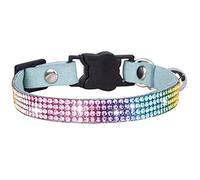 Collier réglable pour chien et chat avec strass étincelants pour chiens et chats de petite taille