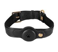 Collier réglable pour chien - Multicolore - Doux pour la peau - En polyuréthane - Pour la marche, le dressage, le camping - Noir