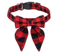 Collier réglable pour chien sur le thème de Noël avec nœud papillon festif pour animal domestique - Fournitures de festival