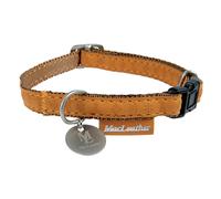 Collier réglable pour chien Zolux Mac Leather Jaune 10 mm