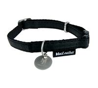 Collier réglable pour chien Zolux Mac Leather Noir 25 mm