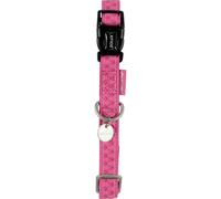 Collier réglable pour chien Zolux Mac Leather Rose 15 mm