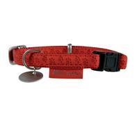 Collier réglable pour chien Zolux Mac Leather Rouge 10 mm