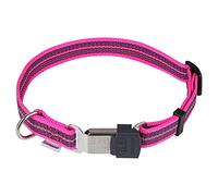 Collier réglable réfléchissant rose 30-45 cm