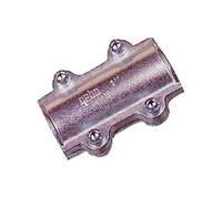 GEBO Collier de réparation Long DS fonte malléable galvanisée 2''1/2