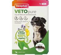 Collier Répulsif Antiparasitaire VETOpure chien : Marron - BEAPHAR