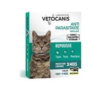 Collier répulsif antitiques et puces VETOCANIS Reflechissant pour Chat G