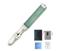Collier respiratoire avec résistance, collier respirant aromatisé avec filtre à l'huile essentielle naturelle, chaîne de soulagement du stress et de l'anxiété pour adultes (quartz vert)