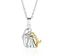Collier rétro Unique avec de Chien adapté aux Colliers pour Femmes en Tant qu'amis de la Famille à des êtres Chers