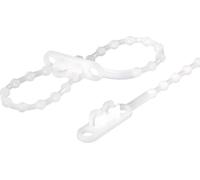 Collier réutilisable 145 mm x 2 mm naturel TRU COMPONENTS TC-KTV145203 1592904 crantage extérieur 100 pc(s)