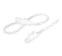 Collier réutilisable 145 mm x 2 mm naturel TRU COMPONENTS TC-KTV145203 1592904 crantage extérieur 100 pc(s)