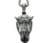 Collier rhinocéros Amulette protectrice MITOLOGIE 138