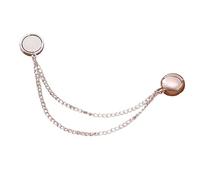 Collier Robes Clips Pour Femmes Filles Boucle Magnétique Pull Clip Métal Rond Cercle Clip Écharpe Snap Réutilisable Snap Élégant Broche