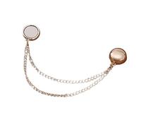 Collier Robes Clips Pour Femmes Filles Boucle Magnétique Pull Clip Métal Rond Cercle Clip Écharpe Snap Réutilisable Snap Élégant Broche