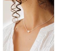 Collier rondo perle blanche
